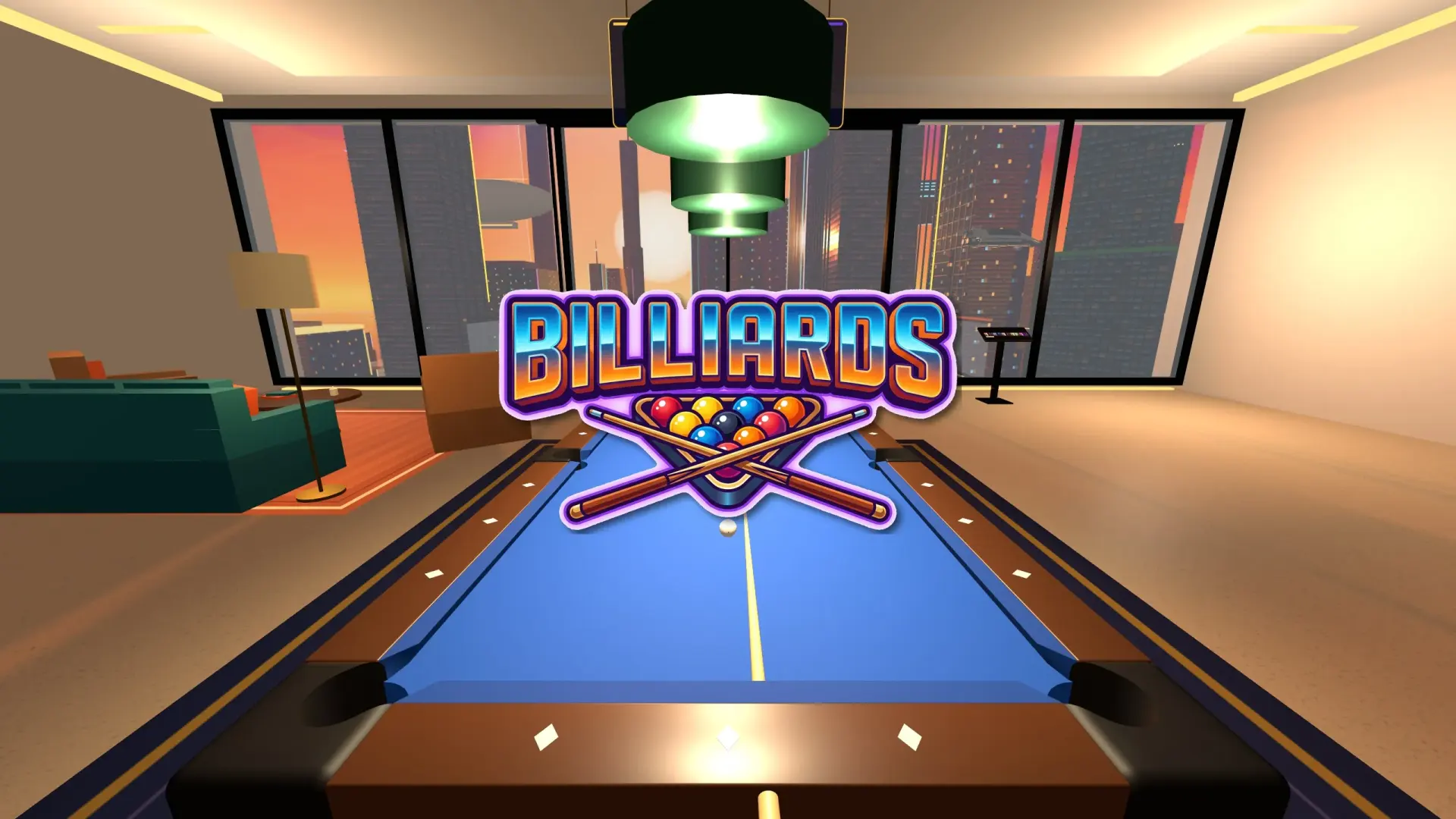 Billiards key art