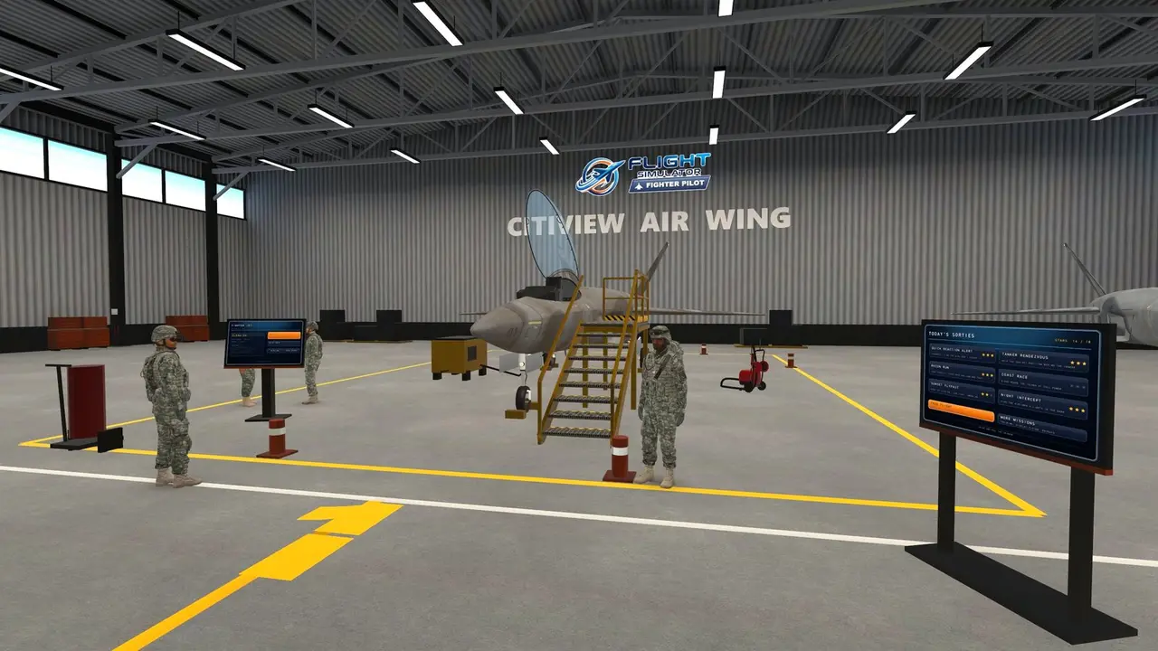Flight Simulator Fighter Pilot screenshot 1