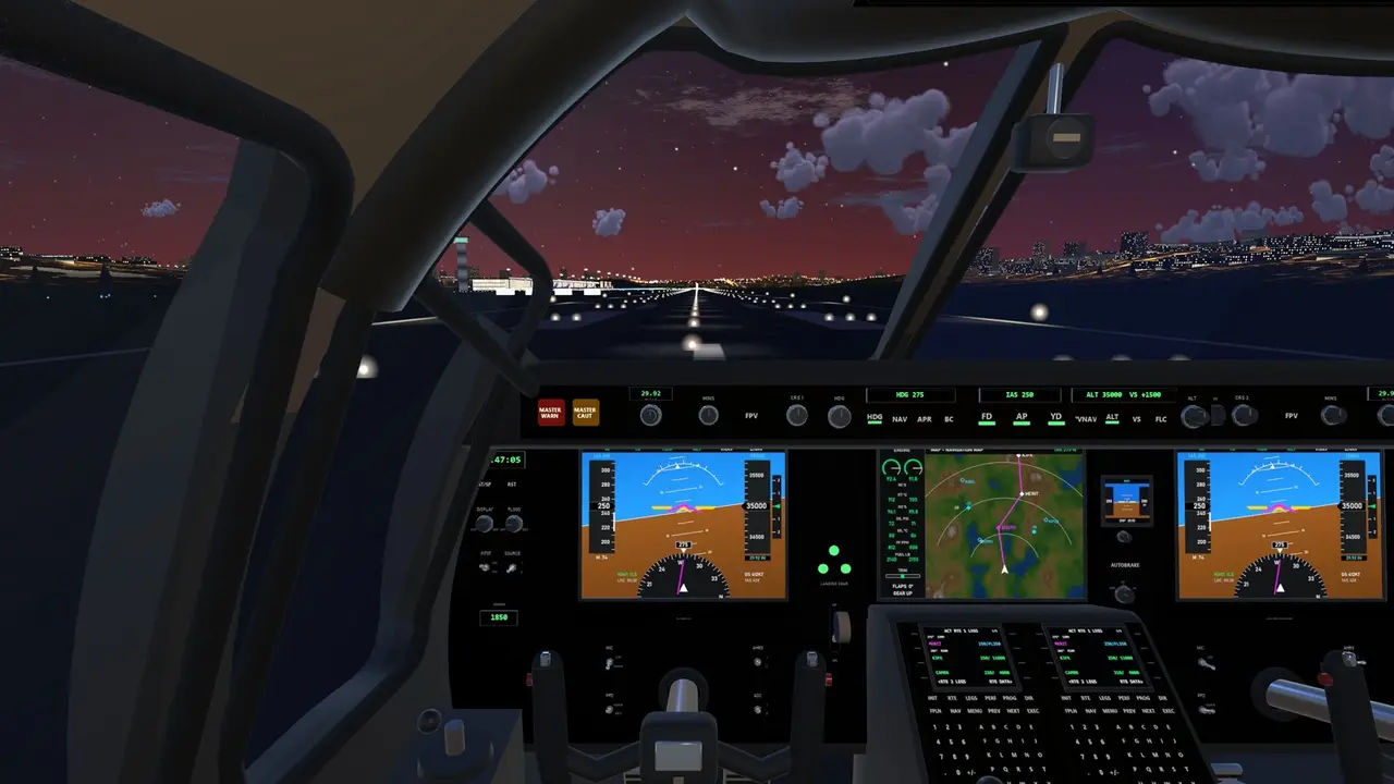 Flight Simulator Night Flight screenshot 4