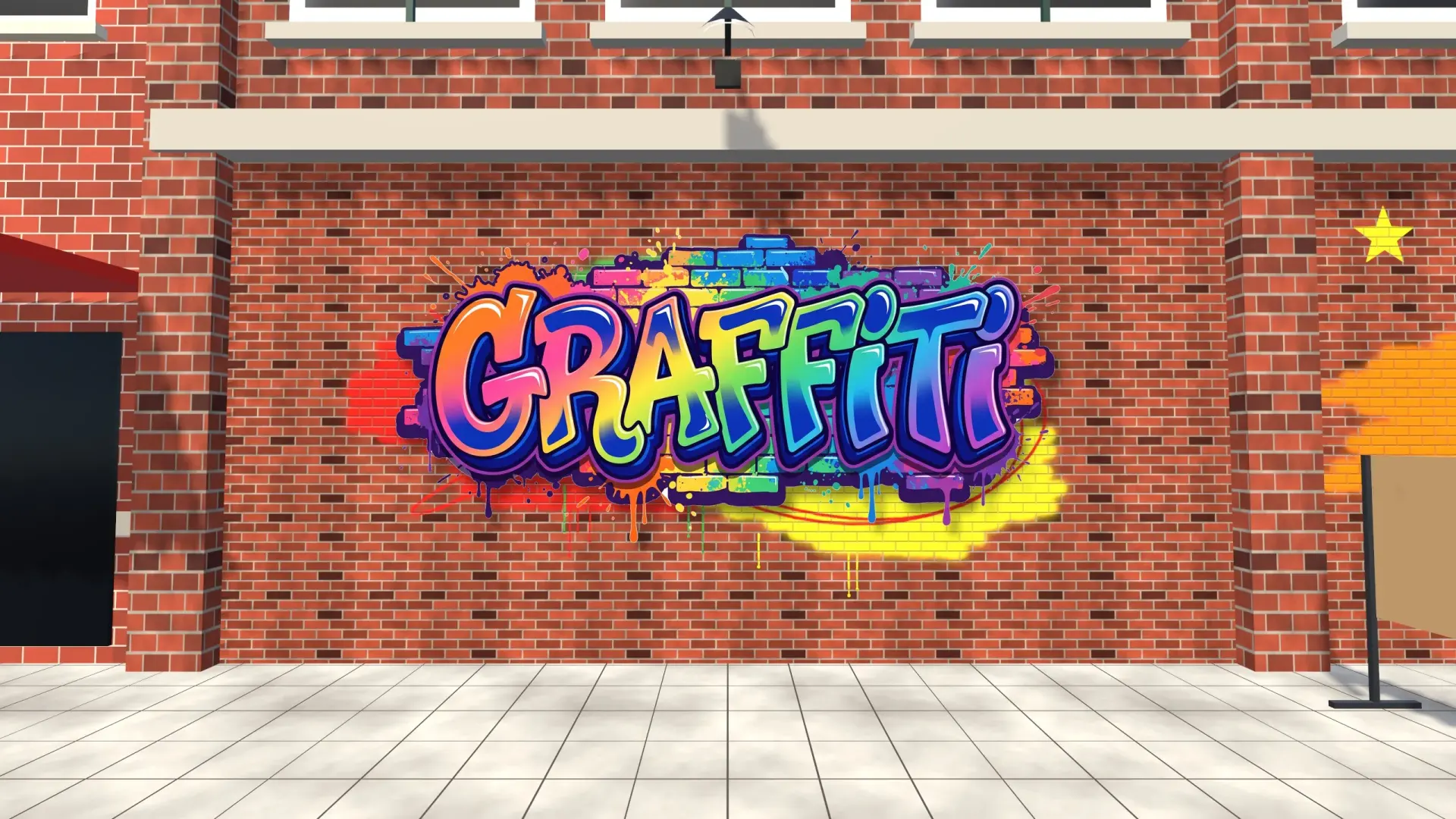 Graffiti key art