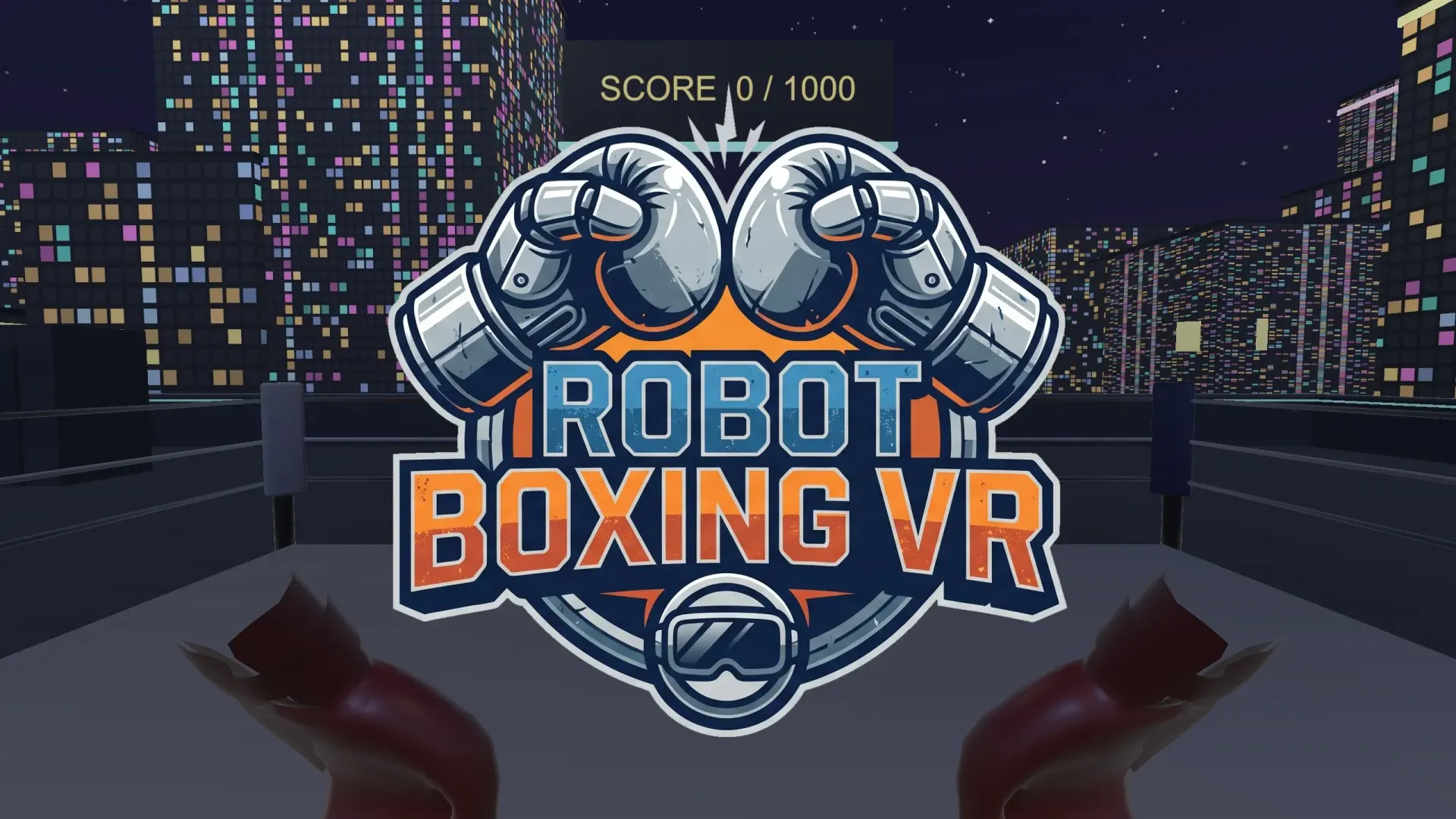 Robot Boxing VR key art